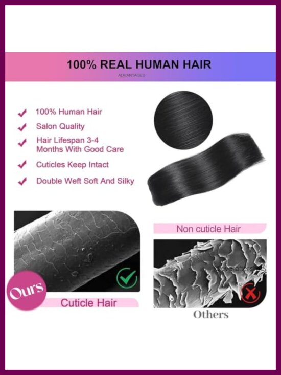 Clip in Hair Extensions Real Human Hair 26Inch 130g Remy Double Weft 8pcs Set main image 4